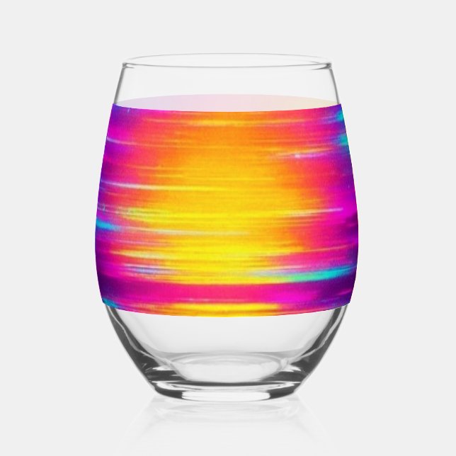 Quantum Verse - Sun Glitch Glass (Front)