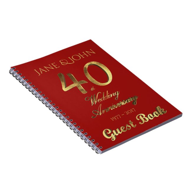 quarantième Rubis d'or de livre d'invité (Côté Droit)