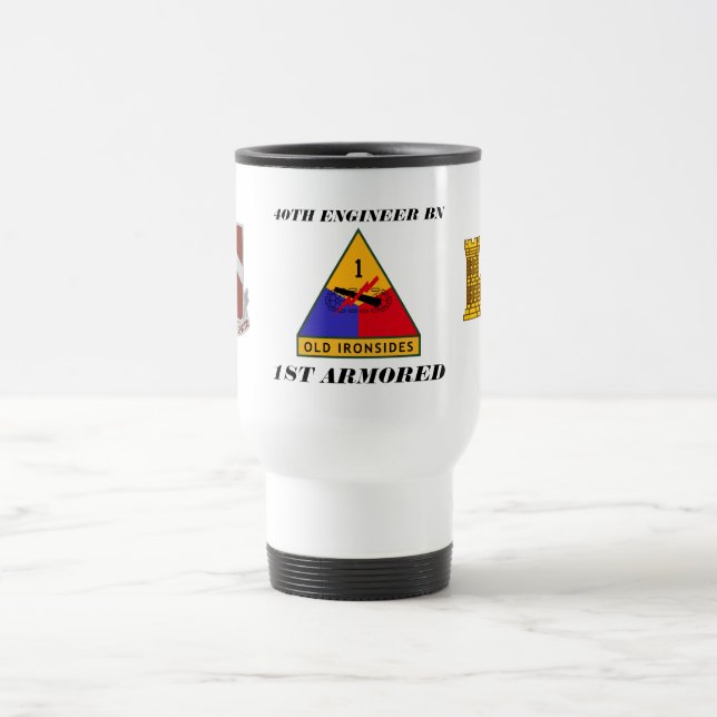 quarantième TASSE BLINDÉE de BATAILLON d'INGÉNIEUR (Centre)
