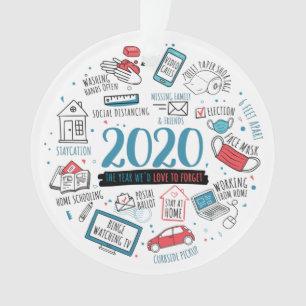 Quarantine Activities 2020 Christmas Commemorative Ornament