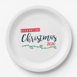 Quarantine Christmas 2020 Paper Plate