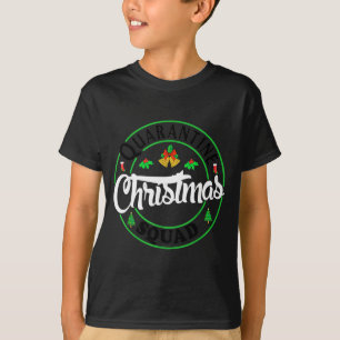 Quarantine Christmas Squad Matching Family Holiday T-Shirt