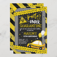 Quarantine Drive-By Birthday Party Parade