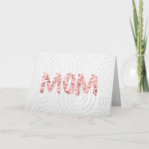 Quarantine Glitter Mother’s Day Card Funny