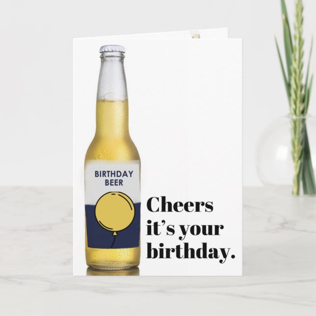 Quarantine Humour Birthday Card (Front)