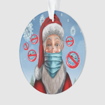Quarantine Humour - See Back... Ornament