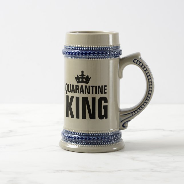 QUARANTINE KING BEER STEINS FOR HIM (Right)