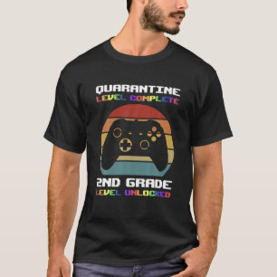 Quarantine Level Complete 2Nd Grade Unlocked Retro T-Shirt