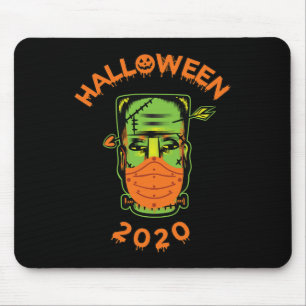 Quarantine-o-ween frankenstein With Mask' Collecta Mouse Pad