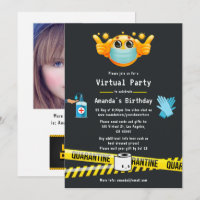 Quarantine Virtual Birthday Party Photo