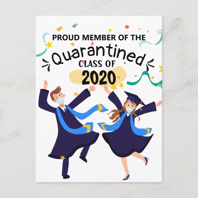 Quarantined Class of 2020 Postcard (Front)