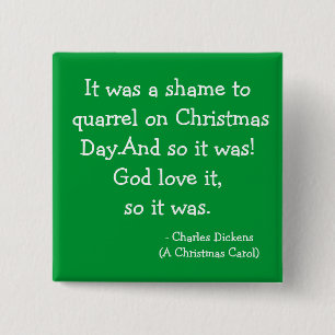 Quarrel-The Scrooge Collection 2 Inch Square Button