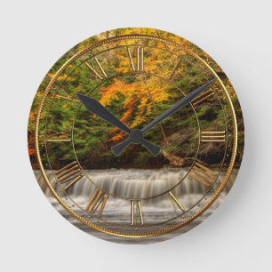Quarry Rcok Falls Round Clock