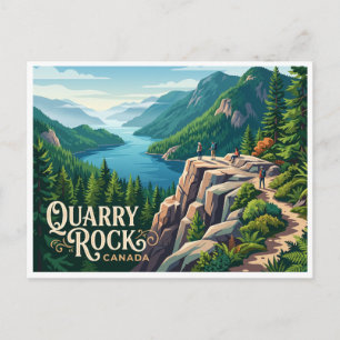 Quarry Rock North Vancouver Canada Postcard