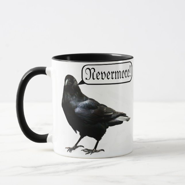 Quart le Corbeau, Jamais plus Mug (Gauche)