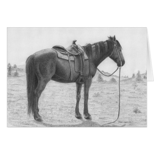 Quarter Horse Resting (Front Horizontal)