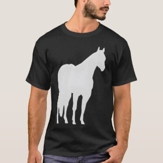 Quarter Horse Silhouette Stock Horse Silhouette fu T-Shirt