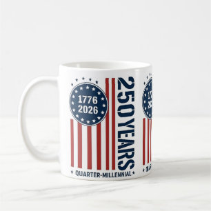 Quarter-Millennial America 1776–2026 Celebration D Coffee Mug