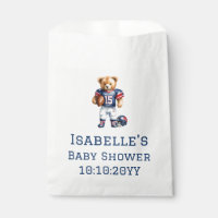Quarterback Football Teddy Bear Baby Shower