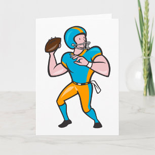 Quarterback Greeting Cards