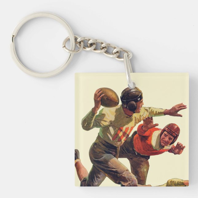 Quarterback Pass Keychain (Front)