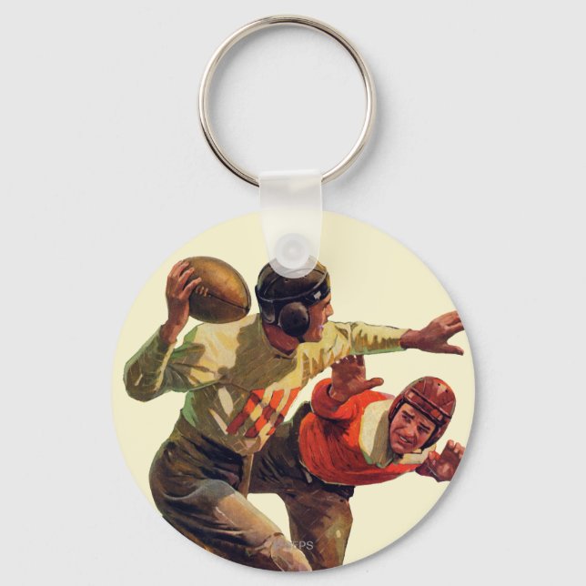Quarterback Pass Keychain (Front)