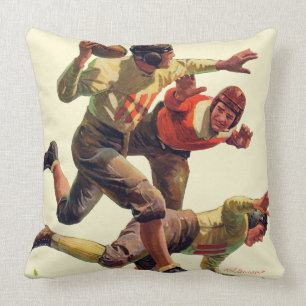 Quarterback Pass Throw Pillow
