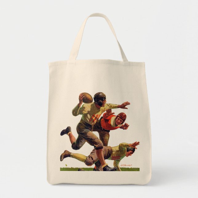 Quarterback Pass Tote Bag (Front)
