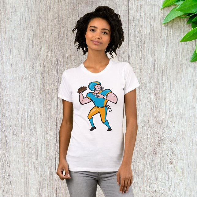 Quarterback Womens T-Shirt (Creator Uploaded)