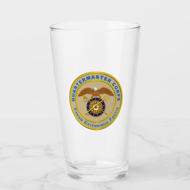 Quartermaster Corps Glass (Front)