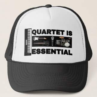 QUARTET IS ESSENTIAL TRUCKER HAT