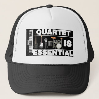 QUARTET IS ESSENTIAL TRUCKER HAT