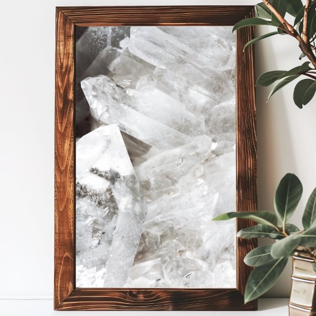 Quartz Crystal Gemstone  Poster (Creator Uploaded)