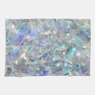 Quartz Crystal Sparkly Pattern Kitchen Towel