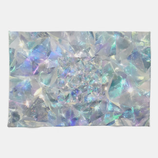 Quartz Crystal Sparkly Pattern Kitchen Towel