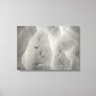 Quartz Sand Stretched Canvas Print