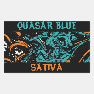 QUASAR BLUE SATIVA STICKER