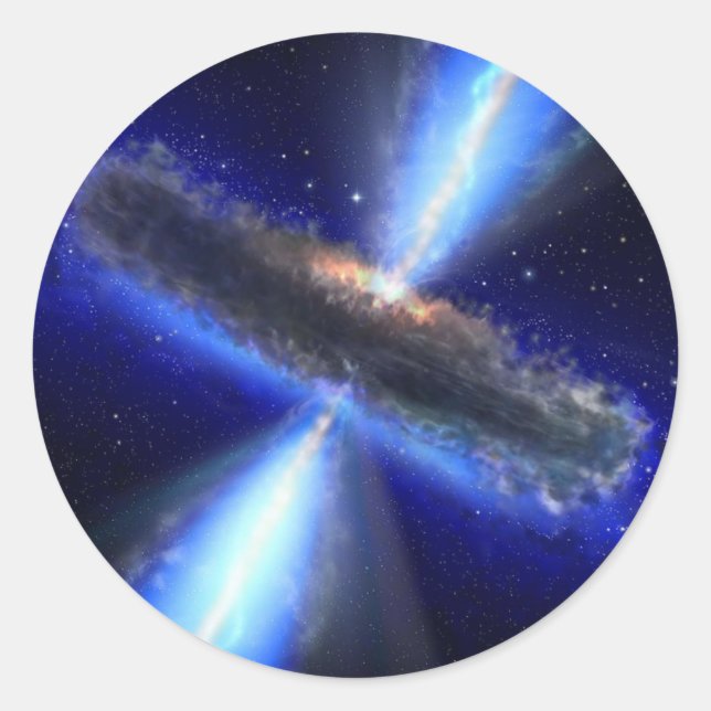 Quasar Classic Round Sticker (Front)