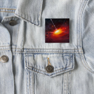 Quasars. 2 Inch Square Button