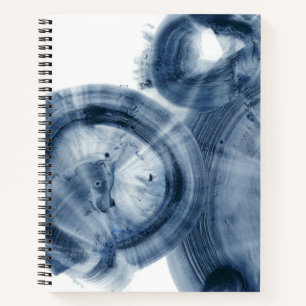 Quasars - Inky Blue Circles Notebook