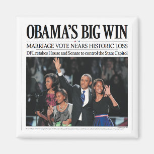 Quatre ans de plus Obama Magnet