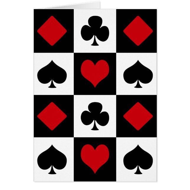 Quatre combinaisons de cartes (Devant)