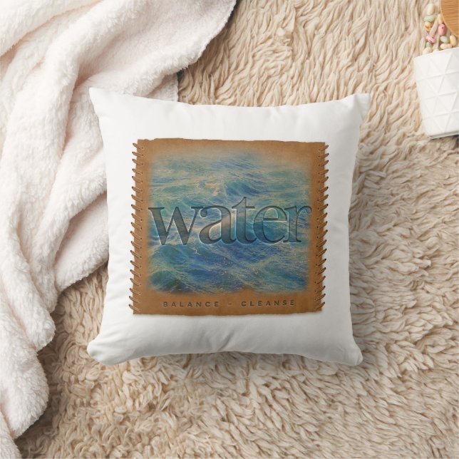 Quatre Éléments - Eau - Oreiller (Couverture)