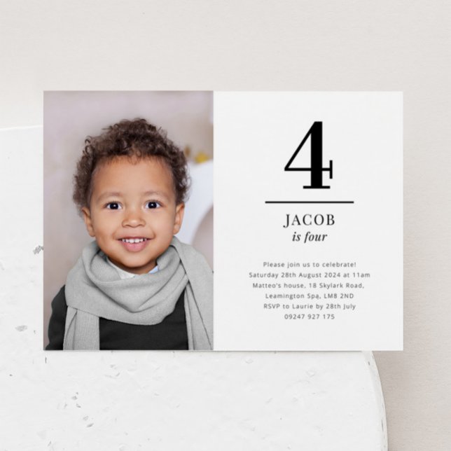 Quatre Invitation de Photo de Paysage (Créateur téléchargé)