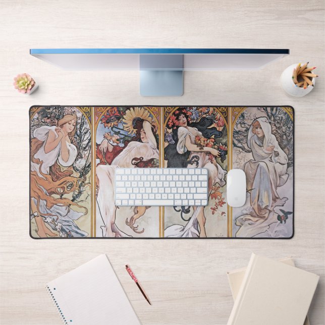 Quatre Saisons, Alphonse Mucha (Bureau 1)