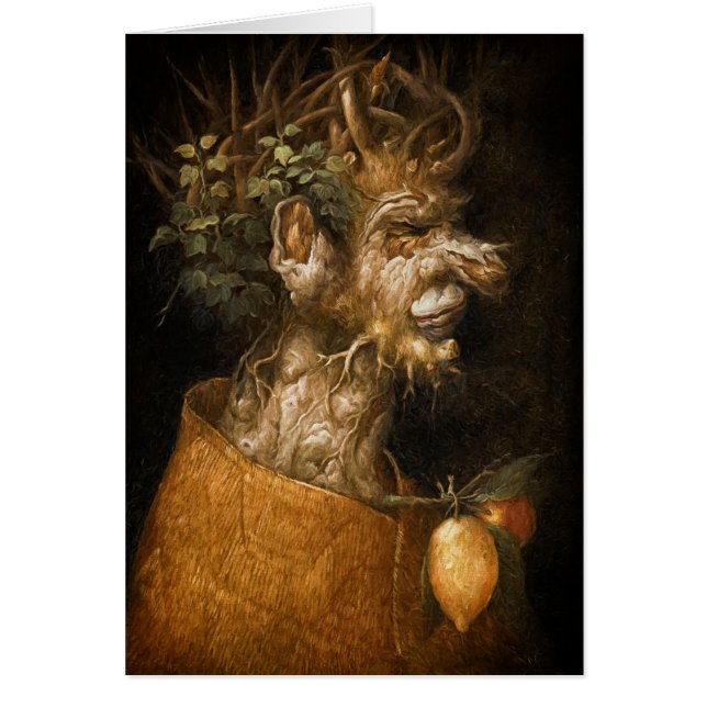Quatre saisons d'hiver Giuseppe Arcimboldo Blank (Devant)