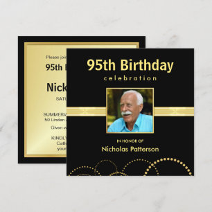 quatre-vingt-quinzième Invitations de fête