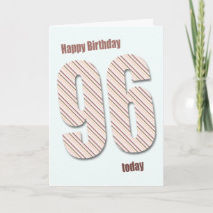 quatre-vingt-seizième carte d'anniversaire