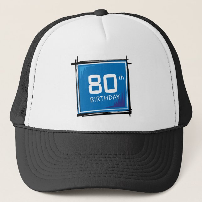 quatre-vingtième casquette d'anniversaire (Devant)