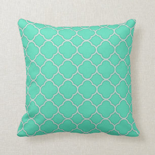 Quatrefoil Beach Colour Palette Decorative Pillow